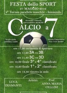 volantino torneo calcio a 7- 2016